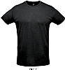 Camiseta Deportiva Unisex Sprint Sols - Color Negro